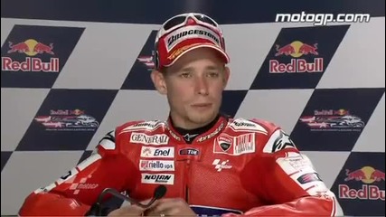 Casey Stoner interview after the United States Gp 