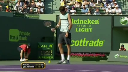 Nadal vs Del Potro - Miami 2009! - The Full Match! - Part 7/13!