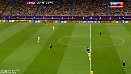 Евро-2012. Украина - Швеция 1 тайм