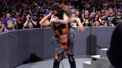 Shayna Baszler viciously slams Nikki Cross onto the steel entrance ramp: NXT TakeOver: Chicago II (WWE Network Exclusive