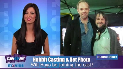 The Hobbit Lands Dean O'gorman & Lee Pace and Hugo Weaving