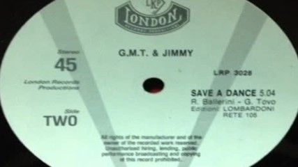 G.m.t. One And Jimmy-save A Prayer-12inch 1987