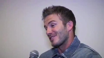 David Beckham on Manchester United & the 2010 Mls All Star Game 
