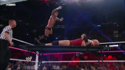 Cm Punk gets the table - Wwe Raw Slam of the Week 10/28