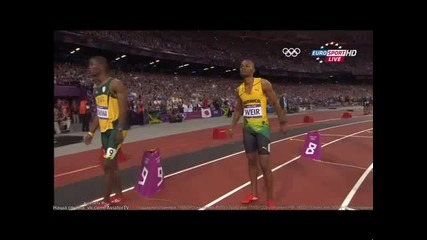 Юсейн Болт над всички 200m мъже финал Лондон 2012