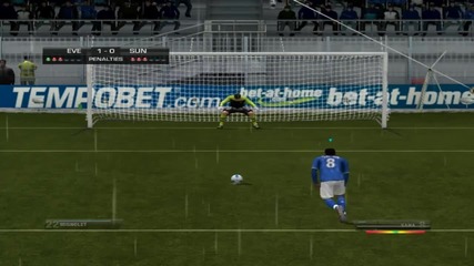 Fifa 12 - penalty shootout Everton vs Sunderland - Carling cup