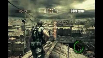 Resident Evil 5 The Mercenaries Mini - Game Chris