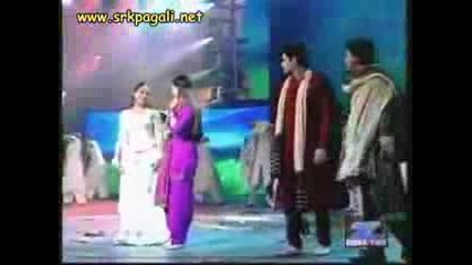 Shahrukh Khan, Preity Zinta, Humayun Saeed, Reema Performing.