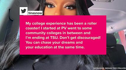 Megan Thee Stallion graduates from Texas Southern University