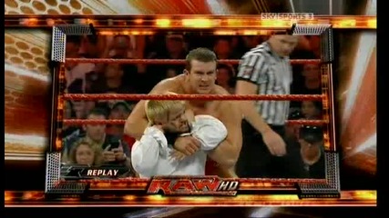 Raw 08/10/09 Hornswoggle & Mark Henry vs Legacy