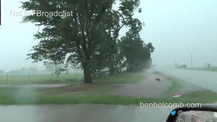 Гръмотевична буря в Уейн , Оклахома 8.7.2014