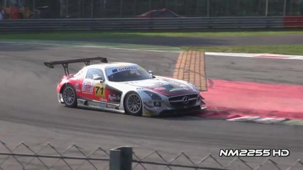Mercedes Sls Amg Gt3 на пистата