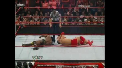 Raw 22.03.10 - Vladimir Kozlov vs Kofi Kingston ( M I T B Qualifying Match) 