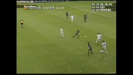 Raul gol vs barcelona