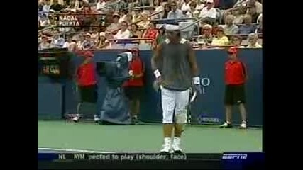 Rafael Nadal vs Mariano Puerta. Rogers Masters 2005