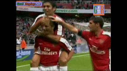 Arsenal - Atletico Madrid 1 - 0 (2 - 1 01/08/2009) Gol na Andrey Arshavin