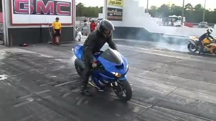 Супер якия драг - Kawasaki Zx10r vs. Suzuki Gsxr1000 