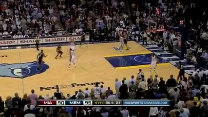 Miami Heat @ Memphis Grizzlies 95 - 97 [highlights] - 20.11.2010