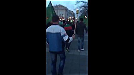 Факелно шествие Бургас Трети Март 2016 г. организирано от Петър Низамов част 7