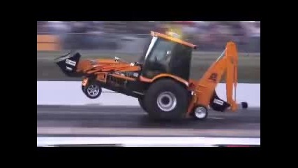 Dragster backhoe at Rocky Mountain Nationals 2007 