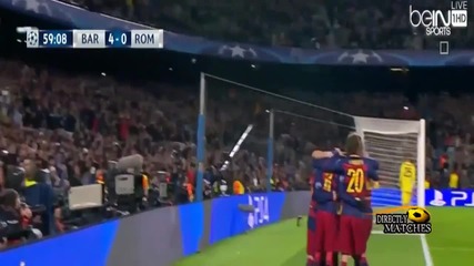 Барселона - Рома 6-1: Мач от Шампионска Лига. Обзор