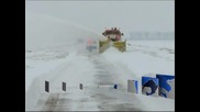 Сняг и студ сковаха големи части от Румъния