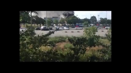 Ексклузивни кадри: Атентат в Бургас - България Бомба избухна до летище Сарафово на паркинг - 18 юли