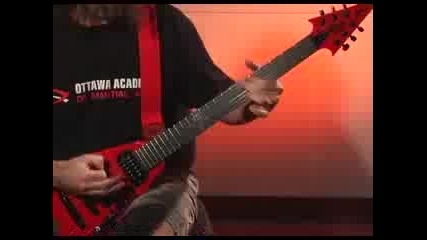 Jeff Waters from Annihilator (demonstration) 