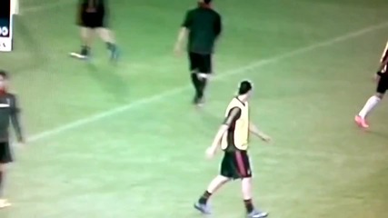 Ибра вкара луд гол в обучение на Ал Камп Ноу
