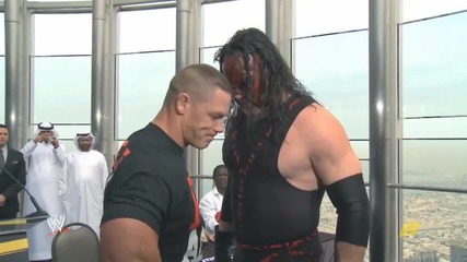 Mbc Action - Fight Breaks Out On Burj Khalifa - Cena Vs Kane