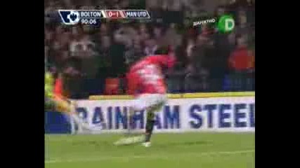 Dimitar Berbatov Goal Bolton Wanderers 0 - 1 Man Utd