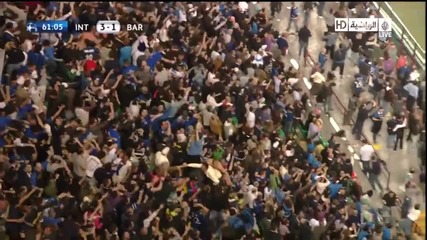 Cl: Inter 3:1 Barcelona (3 - 1 D. Milito) 