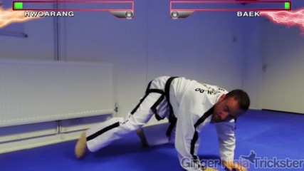 Real Life Tekken Fight Hwoarang Vs Baek Baek Wins Version Taekwondo Kungfu Karate Film Menejer 2016