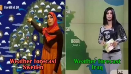 Съвременна и "обединена" Европа днес - прогнозата за времето по тв в Швеция и Ирак!