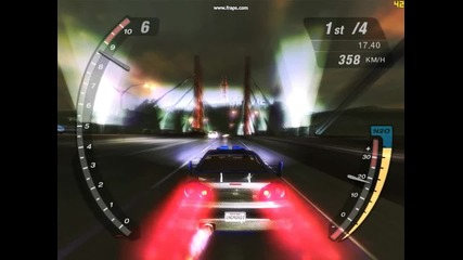 Need for Speed Underground 2 : Nissan Skyline Gt - R topspeed