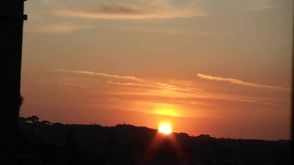 Immagini rubate dai tetti di Roma il Tramonto Hd - Natura Mediterraneo 