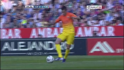 Сарагоса - Барселона 0:2, Тейо (38)