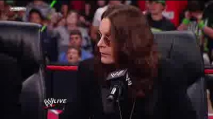 Wwe Raw Highlights - Ozzy and Sharon Osbourne Guest Host 