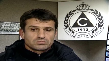 Треньорът на Славия е готов за дуела с Емил Велев и Монтана