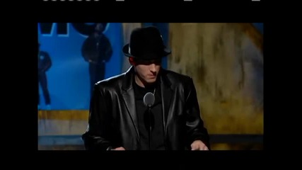 Eminem въвежда най -великите Run Dmc във Rock and Roll Hall of Fame