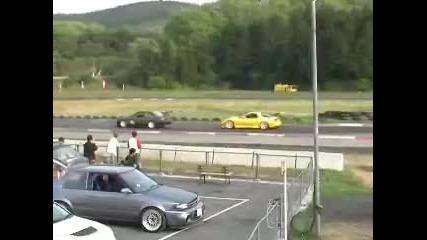 Ae86 vs Rx7 race 