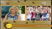 На гости са двамата победители в X Factor – Рафи Богосян и Жана Бергендорф - На Кафе (09.09.2014)