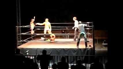 Delicious Dudes Vs Scotty too Hottie and X - pacc - American Wrestling Rampage 2009 Live At Bulgaria 