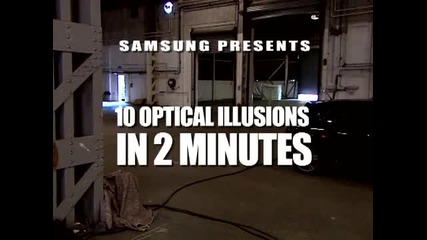 Няколко оптични илюзии показани в 2 минути.