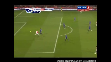 Удивителен гол на ван Перси !!! Арсенал-евертън 1-0
