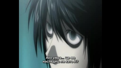 Death Note - епизод 20 Bg Sub 