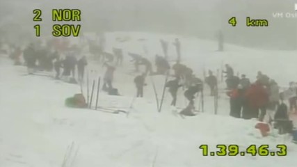 Mens 4x10km Relay at World Championship 1982 Oslo