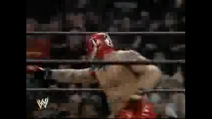 Royal Rumble 2006 Rey Mysterio Does Double 619 On Randy Orton And Triple H
