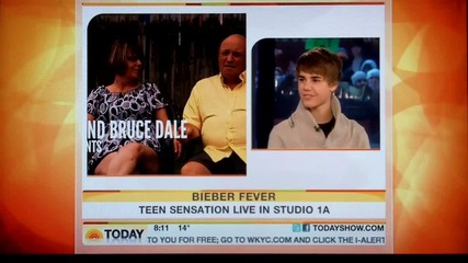 Justin Bieber on the Today Show 2011
