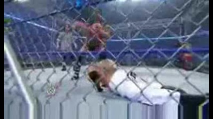 Wwe Smackdown 6/26/09 Jeff Hardy & Rey Mysterio Vs Edge & Chris Jericho (steel cage) (hq) 2/2